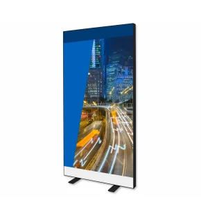 Stand LED Box Black 100x200 cm z wydrukiem